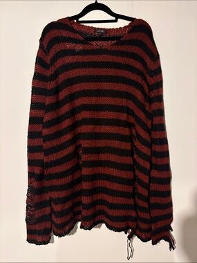 Grunge distressed sweater from Widow
